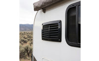Rectangular Ventilation Louver Cover Slatted ABS Vent Cover with Screws Surface-Mount Slim for Yacht