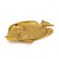 Fishes-Shaped Small Tray Fishes Trinket Dish Aesthetic Key Dish for Dresser