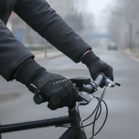 Men's Winter Warm Gloves with Fleece Lining, Waterproof, Non-slip, Cold-Resistant for Outdoor Cycling, Climbing, and Skiing