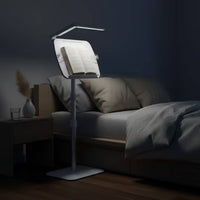 Book Stand, with Lamp Height Adjustable Book Stand, with Page Clips Tilting Furniture for Bedside