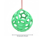 Hollow Design Horse Hay Feeder Ball Interactive Hanging Hay Feeder Ball Foraging Support Hanging Feeding Toy Stress Relief for Horses, Sheep, Farm, Pasture