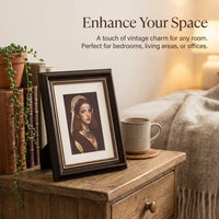 Ornate Photo Frame for Wall Hanging or Tabletop Display, Vintage European Style Picture for Home Decor, Decorative Art