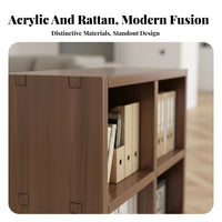 Multi-Purpose Accent Console with Doors Long-Lasting and Sturdy Modular Unit with Flip-up Doors Easy Assembly Bookshelf Robot Vacuum Friendly for Book Lovers, Homeowners, Interior Decorators, Study, Living Room, Bedroom, Hallway