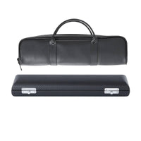Flute Case with Carrying Bag Portable Flute Case Musical Instrument Storage Bag Compact Supportive for Students, Travel