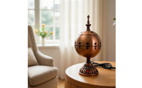 Electric Incense Burner No Open Flame Incense Burner with Lid Sturdy Enclosed for Home, Prayer Room
