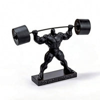 Bodybuilder Figurine Fitness Gym Ornament Masculine Desk Figurine for Bodybuilders
