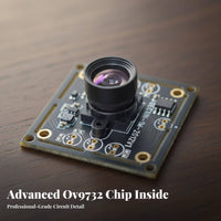 1MP OV9732 Camera Module Plug and Play Face Recognition Camera Module 30FPS Frame Rate Electronic Component for Developers, Engineers, Robotics