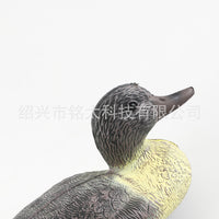 厂家直销打猎诱饵浮水母鸭PE吹塑园林装饰摆件箭靶户外园林仿真鸭
