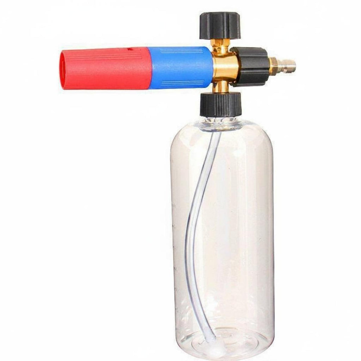 Solid Brass Central Core Foam Cannon Clog-Resistant Soap Cannon