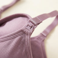 Nursing Bras for Breastfeeding with Front Clasp Opening, Wire-Style Maternity for Postpartum and New Moms, Adjustable Seamless Design