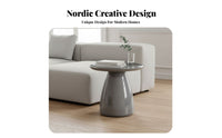 Modern Transparent Side Table Lightweight Clear Acrylic End Table Lucite Nightstand Versatile Easy to Clean for Bedroom