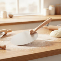 Pizza Transfer Peel Foldable Pizza Peel Metal Cake Transfer Tool for Pizzeria