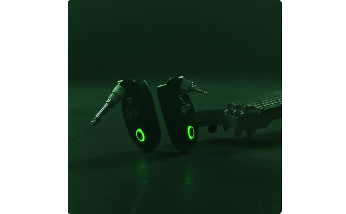 Rechargeable Wireless Guitar System Low Latency Guitar Wireless System Compact Music Accessory Portable for Guitarists