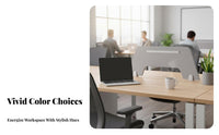 Multiple Installation Options Sound-Absorbing Tabletop Partition Wear-Resistant Acoustic Desk Divider Rounded Corners Privacy Panel Simple Design for Telecommuting Workers, Call Center Agents, Students, Coworking Space, Study Room
