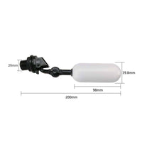 Water Tank Floating Valve Easy Installation Plumbing Part Adjustable Arm for Humidifier