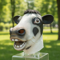 Bovine  Headpiece  Funny Cow Creature Head headpieceSize for Stage Performances