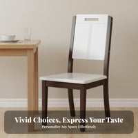 Modern Minimalist Design Upholstered Wooden Chair Sturdy Wood Legs Tufted Backrest Chair High-Density Foam Cushion Dining Furniture Ergonomic Design for Restaurant Owners, Hotel Managers, Interior Designers, Kitchen, Cafe, Living Room, Reading Nook