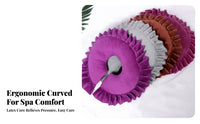 U-Shaped Face Cradle Cushion Soft & Comfortable Beauty Salon Face Pillow Pressure Relief Massage Table Prone Pillow for Estheticians, Students, Travel