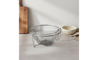 Hollow Design Foldable Iron Hanging Basket Space-Saving 3-Tier Hanging Fruit Basket Easy to Clean Triple Layer Fruit Hanger