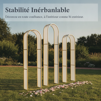 Wedding Arch Stage Decor Set for Aisle and Event Decoration