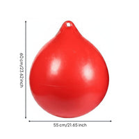 Wear-Resistant Inflatable Boat Bumper Thickened Material A-Type Anchor Buoy Teardrop Yacht Boat Bumper for Docking, Anchoring, Rafting