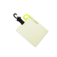 Reusable Diving Writing Slate with Writing Instrument Luminescent in the Dark Diving Slate for Technical Divers