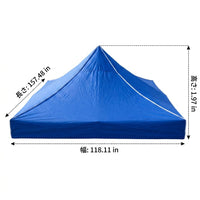 Tarpaulin Tent Family BBQ Large Tarpaulin 420D Oxford Fabric Waterproof Sunshade Red