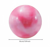 Print Exercise Ball Bouncy Children Training Ball Colorful Sports Gear for Infants, School, Dance, Stretching