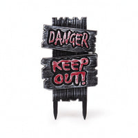 Halloween Ground Sign with Stakes Outdoor Lawn Sign with Post Weather Resistant for Halloween, Porch