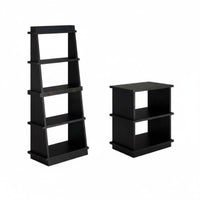 Vintage and design Foldable Ladder Shelf Folding Design shelving unit Space-Saving shelving unit Multifunctional for Apartment Dwellers, householders, Office Workers, Living Room, Bedroom, Balcony