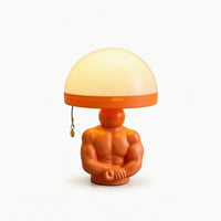 Sculptural Torso Lamp Ambient Fungus-Shaped Lamp Cute Fungus-Shaped Night Light Cozy for Desk