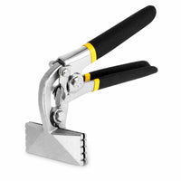 Manual Sheet Metal Bending Plier Compact Edging Plier Spring-Assisted Hand Seamer Two-Handle for Metalworking