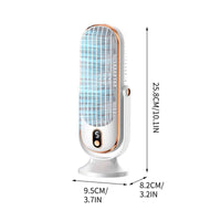 5 Speed Settings USB Rechargeable Desk Fan Quiet Operation Oscillating Table Fan Long Battery Life Home Appliance Digital Display for Office