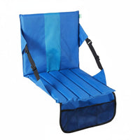 Water-Resistant Foldable Bleacher Seat Lightweight Stadium Seat Cushion Outdoor Seating for Spectators
