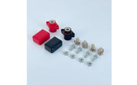 Battery Terminal Post Copper Terminal Post with Cover Connector Insulated Hardware Threaded for Electricians