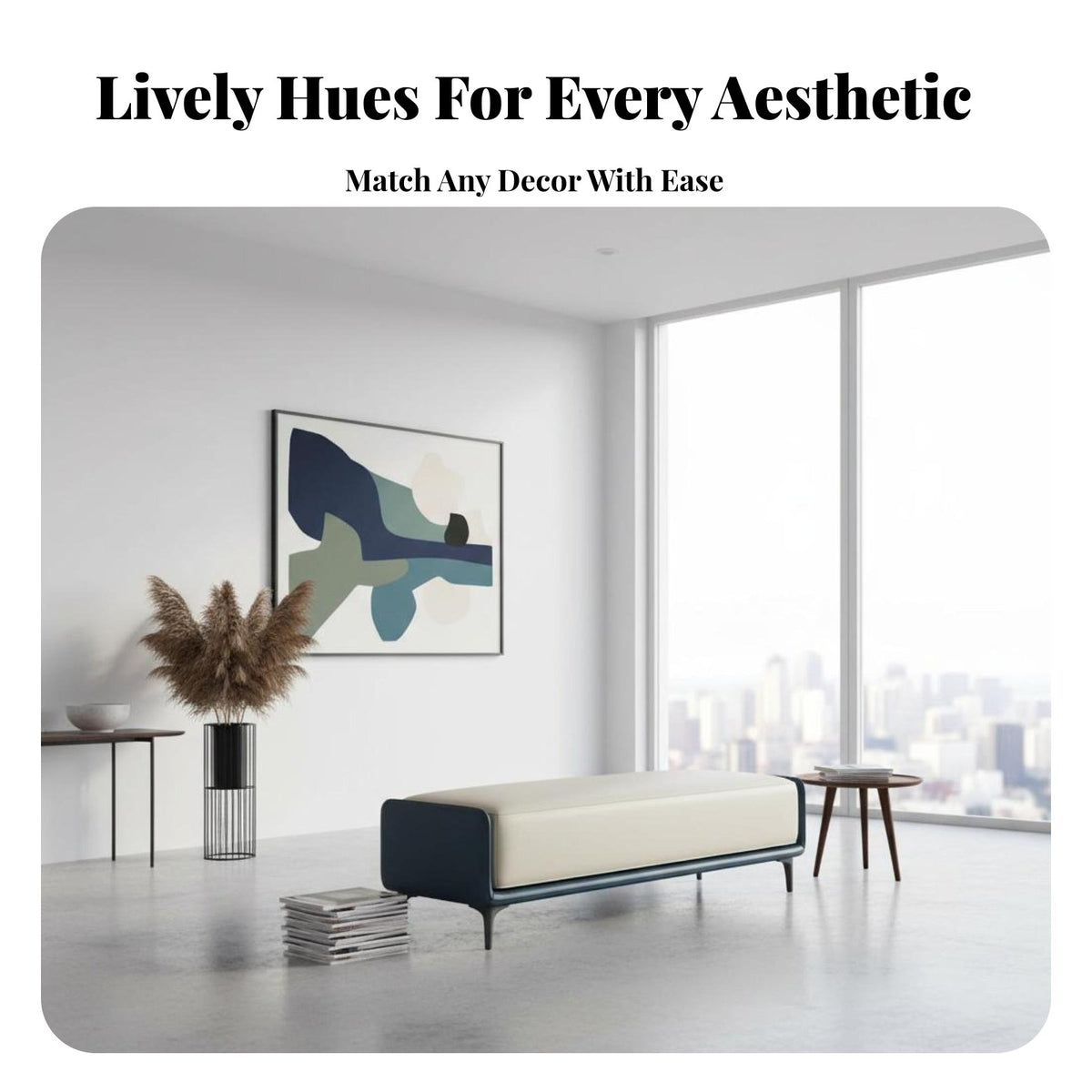 Light Luxury End-of-Bed Bench Italian Inspired Long Stool Minimalist Design Accent Seating adaptable Use for Boutique Owners, Interior Designers, Apartment Dwellers, Clothing shop, Living Room, Walk-in Closet, Entryway