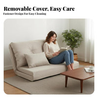 Foldable Tofu Block Sofa Bed Multi-Functional configurable Block Couch Space-Saving transformable Lounger No Assembly Required for Students, Apartment Dwellers, Young Adults, Small Spaces, Guest Room, Bedroom, Lounge Area