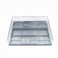 Watch Parts Tray with Cover Watch Repair Tray with Lid Practical Compartmented Storage Box for Hobbyists