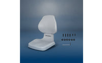 Boat Seat with Mounting Hardware Quick-Install Molded Boat Seat Marine-Grade Fishing Chair for Anglers