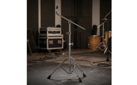 Drum Cymbals Stand Holder with Counterweight Chrome Cymbals Stand Holder with Extending Arm Adjustable for Percussionists, Stage, Production Studios, Rehearsal Rooms