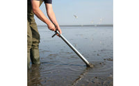 Easy to Use Stainless Steel Shrimp Pump Non Slip Handle Beach Clam Suction Tool Sea Worm Extractor for Tidal Flat, Shoreline