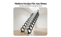 Foldable Design Electric Folding Attic Stairs Heavy-Duty Electric Attic Ladder Space-Saving Engine Ized Retractable Loft Ladder Reinforced Structure for Homeowners, DIY Enthusiasts, Contractors