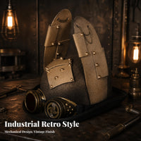 Black and Gold Steampunk Hat Headwear Structured Crown Steampunk Costume Hat for Adults