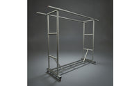 Freestanding Clothes Drying Rack Mobile Drying Rack with Wheels Sturdy Furniture Stable for Balcony