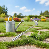 Chive Harvesting Knife Stainless Metal Garden Labor-Saving Long Handle Weeding Harvesting Tool for Farmers, Gardeners, Farm, Vegetable Plot