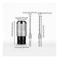 Knurled Electric Wrench Adapter with Metal Wrench to Hammer Adapter Compatible Secure for Workshop