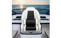 Boat Bucket Seat with Armrest Padded Mariner Boat Seat with Armrest Upholstered Chair for Captains