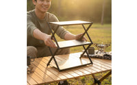 Portable Camping Rack-Saving Camping Shelf Stand Waterproof Outdoor Gear