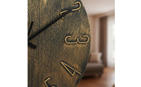 Non-Ticking Modern Round Wall Clock Minimalist Design Silent Quartz Clock Easy to Read for Living Room, Bedroom, Office
