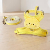 Cat Harness and Leash Set with Chest Strap, Polyester Walking Gear, Adjustable Set for Outdoor Pet Use